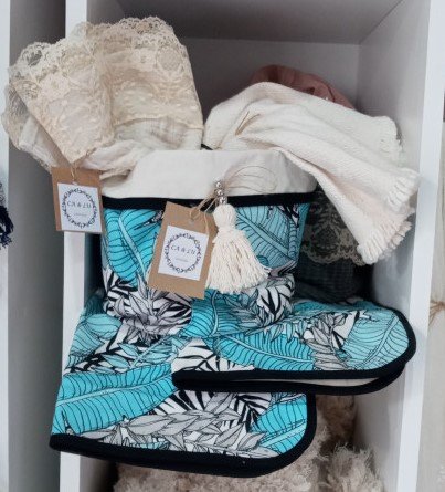 Cesta con individuales