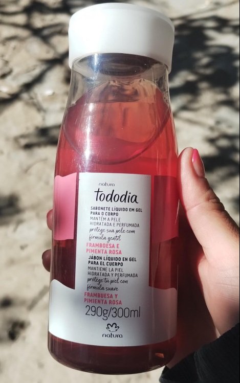 Jabón líquido Corporal Tododia Frambuesa y pimienta rosa  300ml