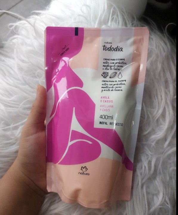 Repuesto Tododia Crema Corporal Avellana y Casis 400ml
