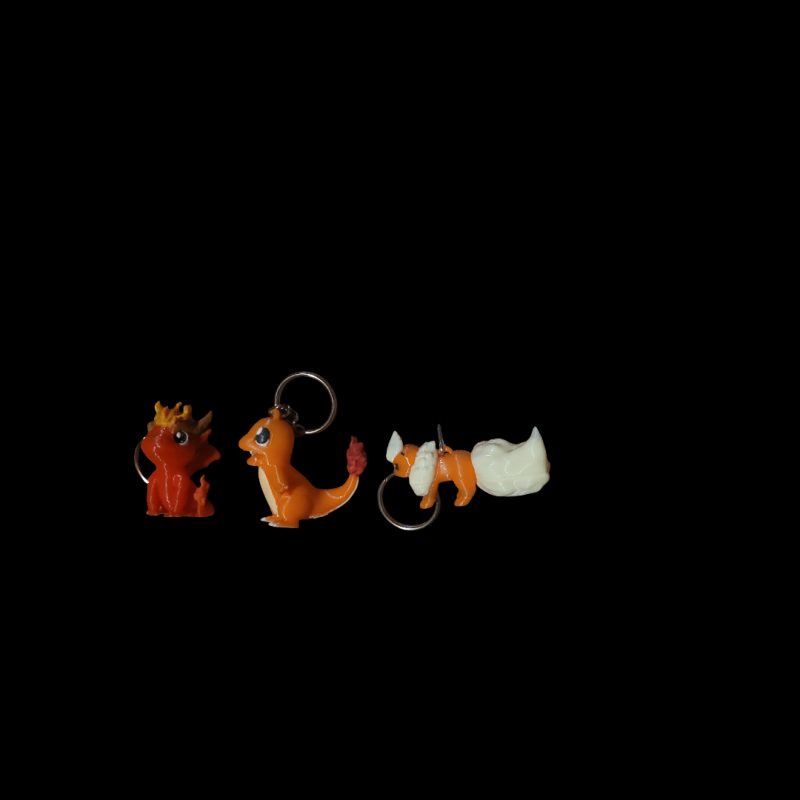 Llaveros pokemon 3D